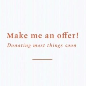 Will be donating most items later this week. Make an offer! :)